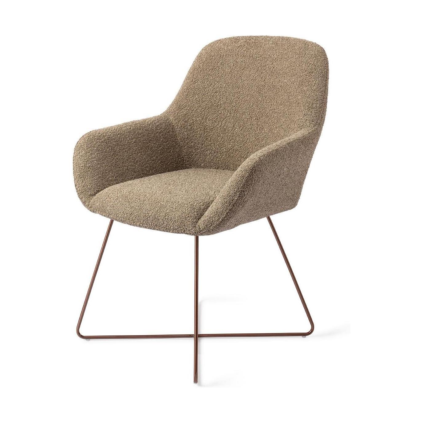 Jesper Home Kushi eetkamerstoel Moss Meadow cross rose