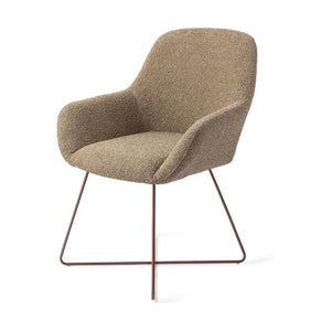 Jesper Home Kushi eetkamerstoel Moss Meadow cross rose