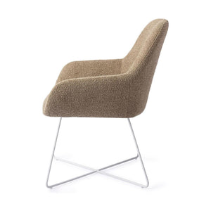 Jesper Home Kushi eetkamerstoel Moss Meadow cross white