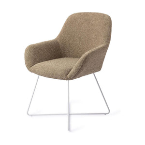 Jesper Home Kushi eetkamerstoel Moss Meadow cross white
