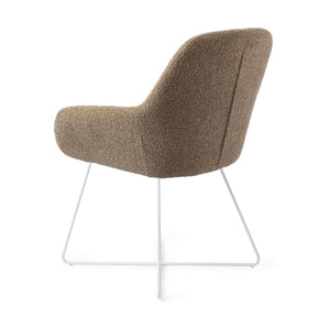 Jesper Home Kushi eetkamerstoel Moss Meadow cross white