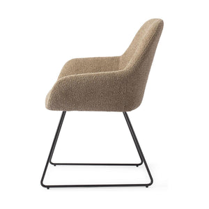 Jesper Home Kushi eetkamerstoel Moss Meadow slide black