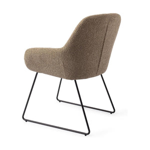 Jesper Home Kushi eetkamerstoel Moss Meadow slide black