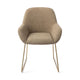 Jesper Home Kushi eetkamerstoel Moss Meadow slide gold