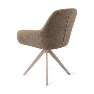 Jesper Home Kushi eetkamerstoel Moss Meadow turn beige