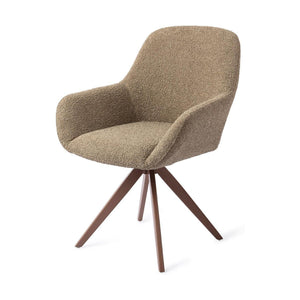 Jesper Home Kushi eetkamerstoel Moss Meadow turn brown