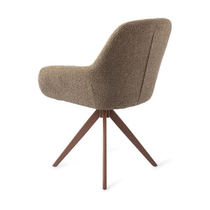 Jesper Home Kushi eetkamerstoel Moss Meadow turn brown