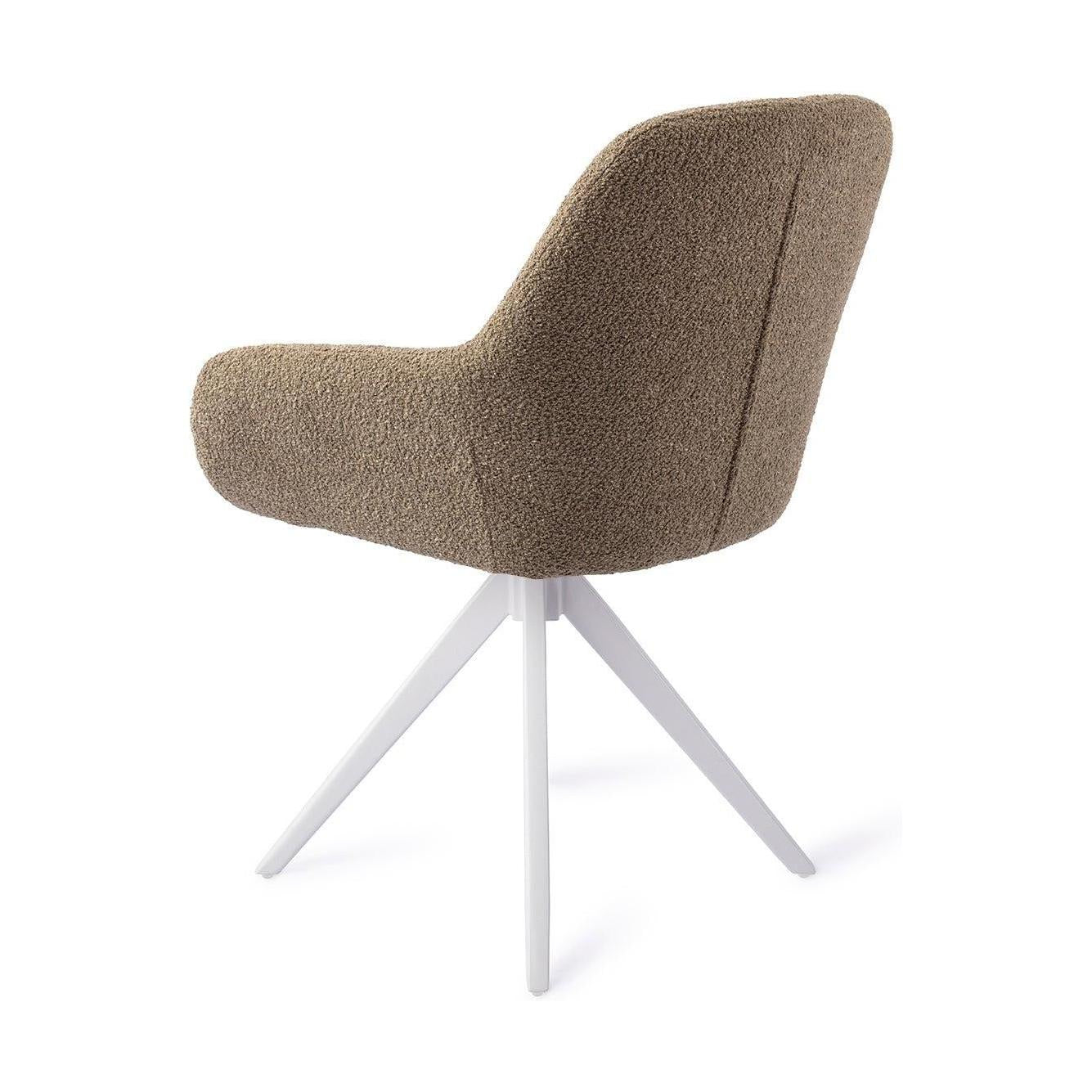 Jesper Home Kushi eetkamerstoel Moss Meadow turn white