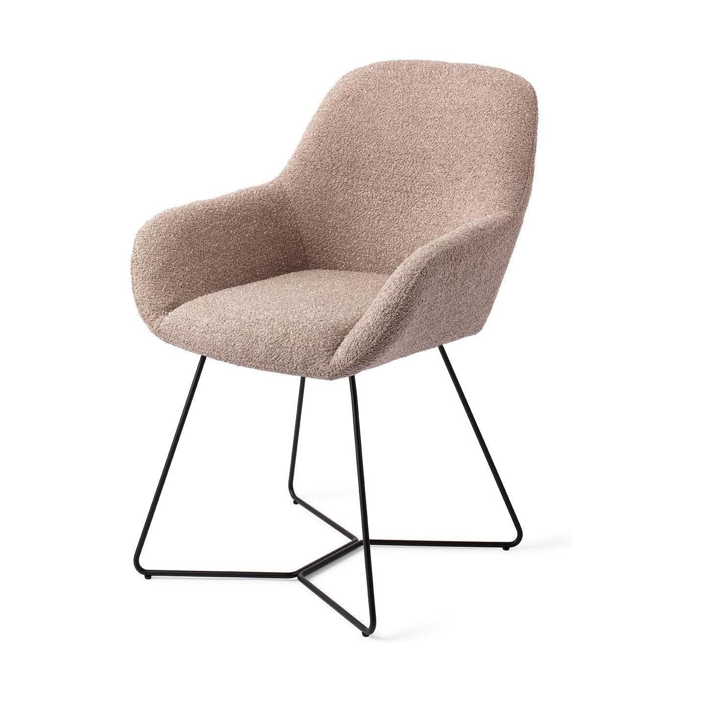 Jesper Home Kushi eetkamerstoel Stone Haze beehive black