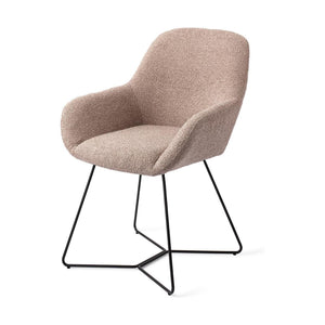 Jesper Home Kushi eetkamerstoel Stone Haze beehive black