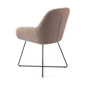 Jesper Home Kushi eetkamerstoel Stone Haze cross black