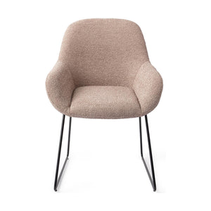 Jesper Home Kushi eetkamerstoel Stone Haze slide black