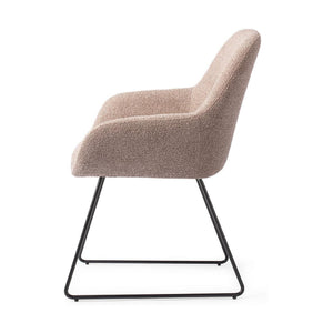 Jesper Home Kushi eetkamerstoel Stone Haze slide black