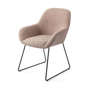 Jesper Home Kushi eetkamerstoel Stone Haze slide black