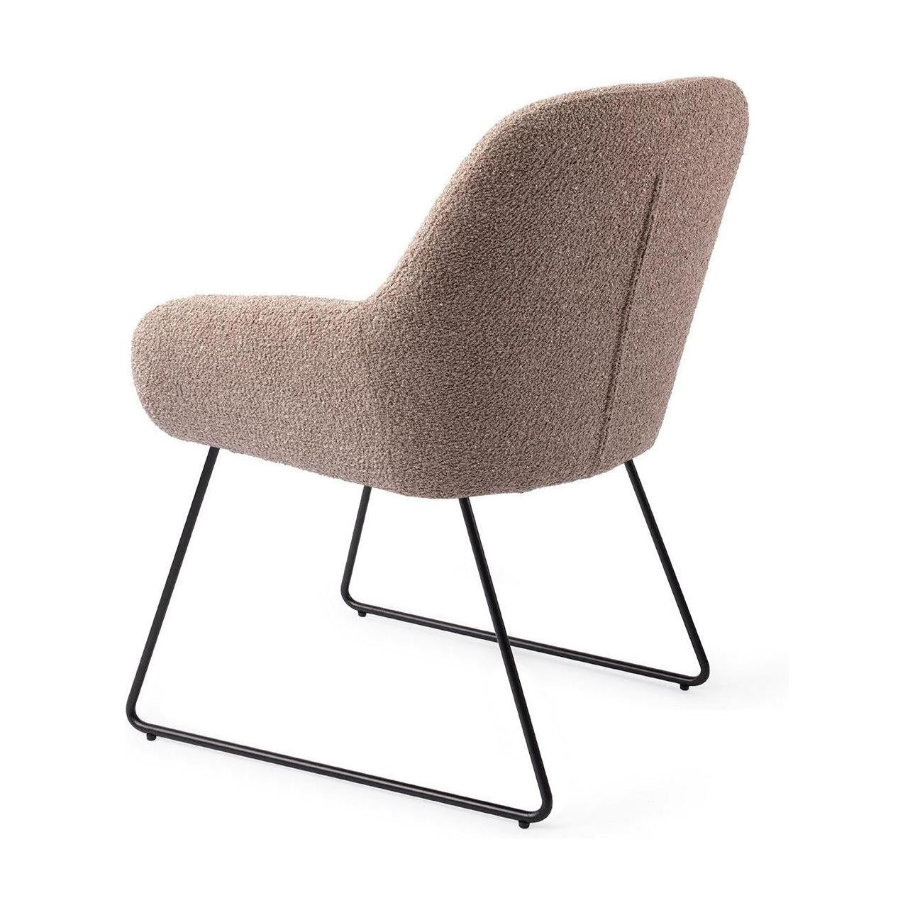 Jesper Home Kushi eetkamerstoel Stone Haze slide black