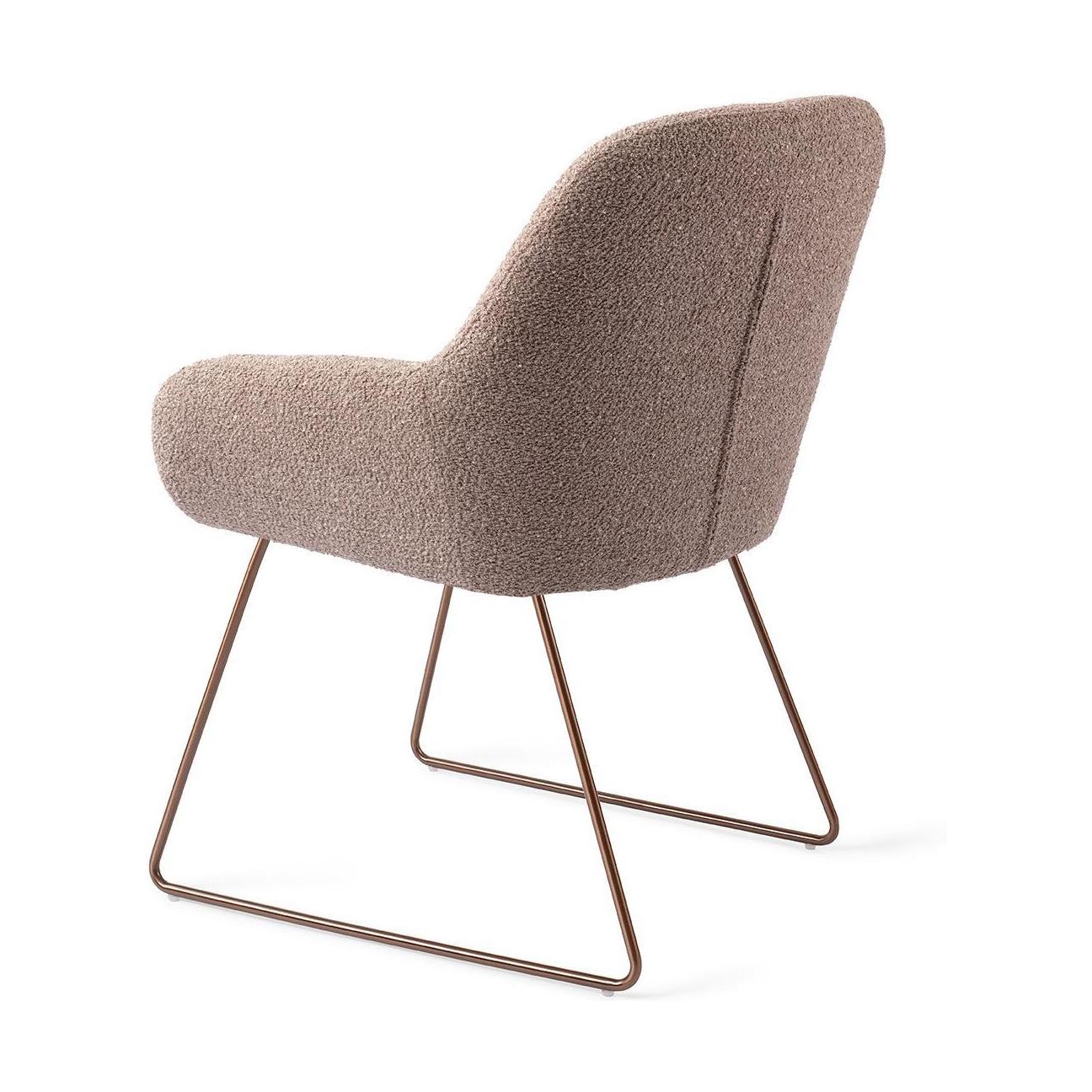 Jesper Home Kushi eetkamerstoel Stone Haze slide rose