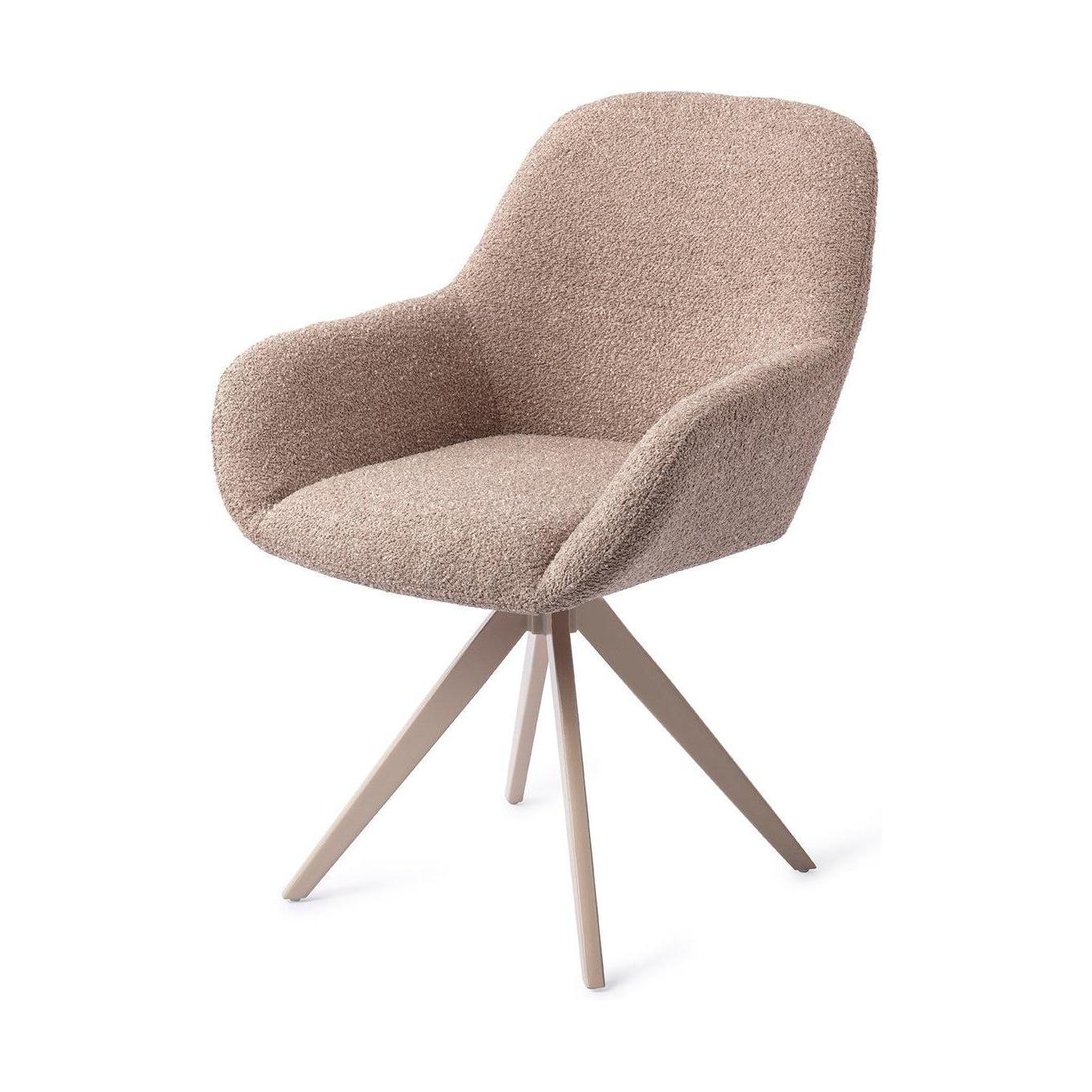 Jesper Home Kushi eetkamerstoel Stone Haze turn beige