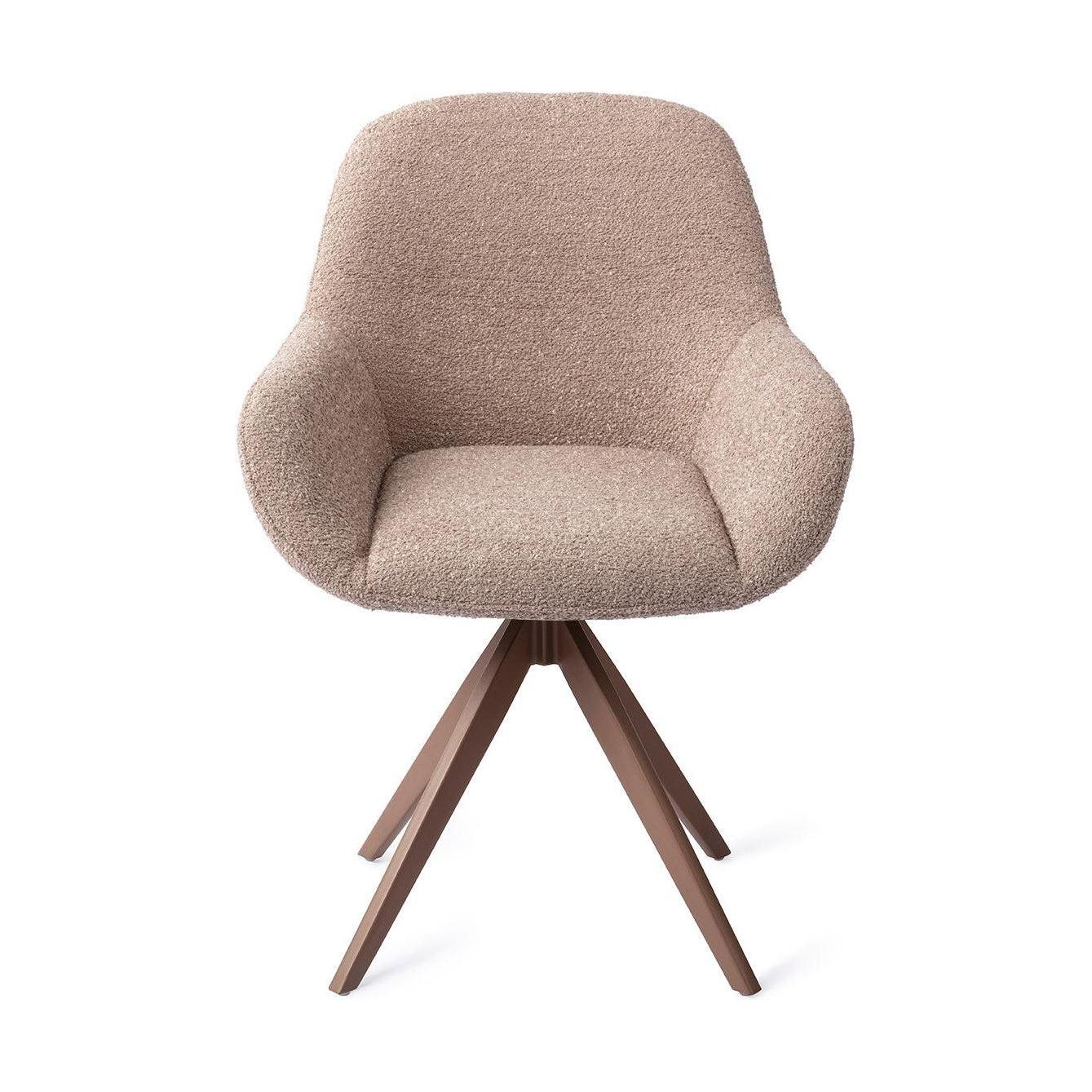 Jesper Home Kushi eetkamerstoel Stone Haze turn brown