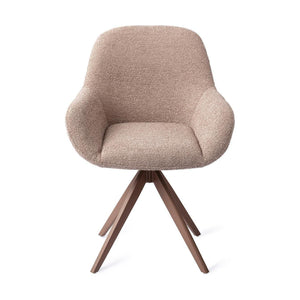 Jesper Home Kushi eetkamerstoel Stone Haze turn brown
