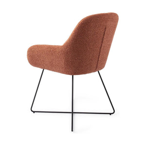 Jesper Home Kushi eetkamerstoel Amber Autumn cross black