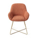 Jesper Home Kushi eetkamerstoel Amber Autumn cross gold