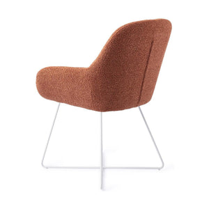 Jesper Home Kushi eetkamerstoel Amber Autumn cross white