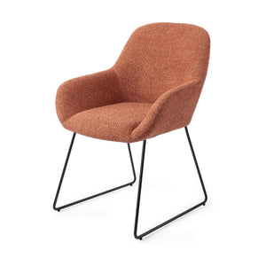 Jesper Home Kushi eetkamerstoel Amber Autumn slide black
