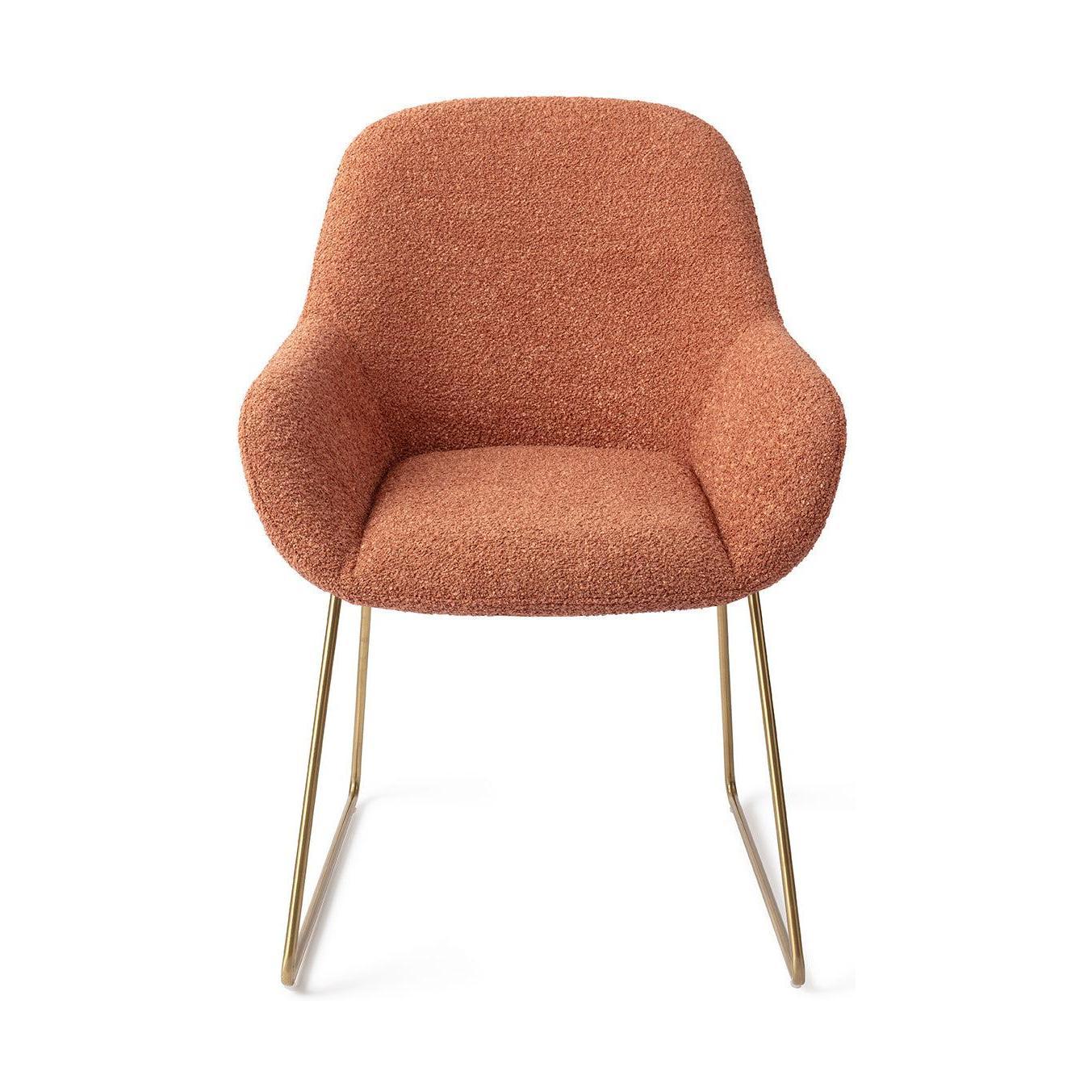 Jesper Home Kushi eetkamerstoel Amber Autumn slide gold