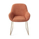 Jesper Home Kushi eetkamerstoel Amber Autumn slide gold