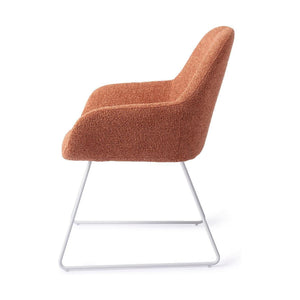 Jesper Home Kushi eetkamerstoel Amber Autumn slide white