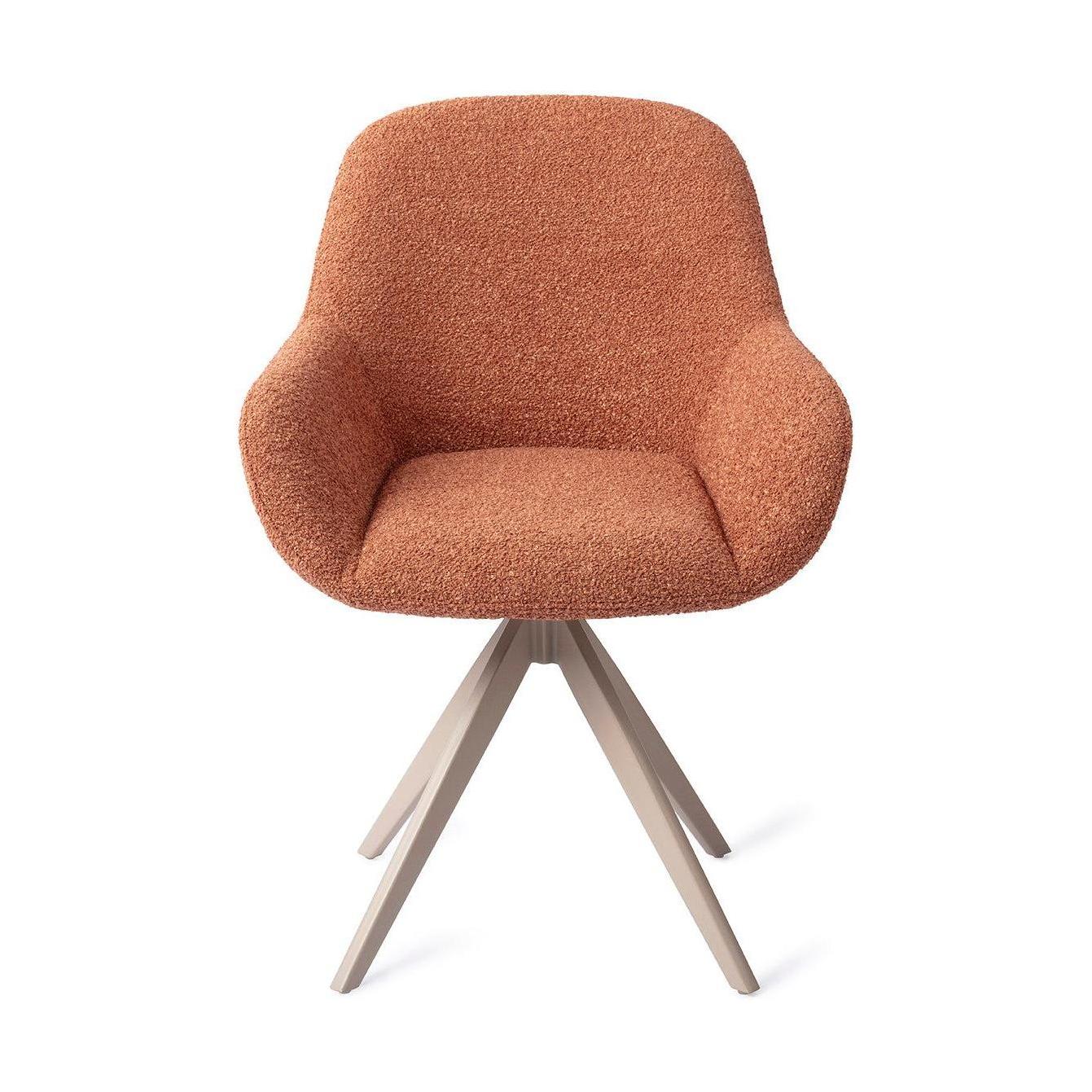 Jesper Home Kushi eetkamerstoel Amber Autumn turn beige