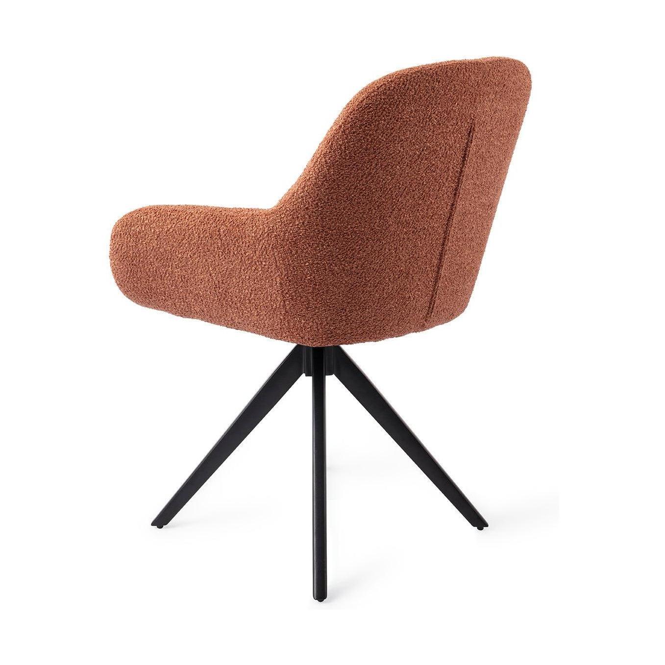 Jesper Home Kushi eetkamerstoel Amber Autumn turn black