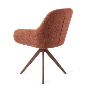 Jesper Home Kushi eetkamerstoel Amber Autumn turn brown