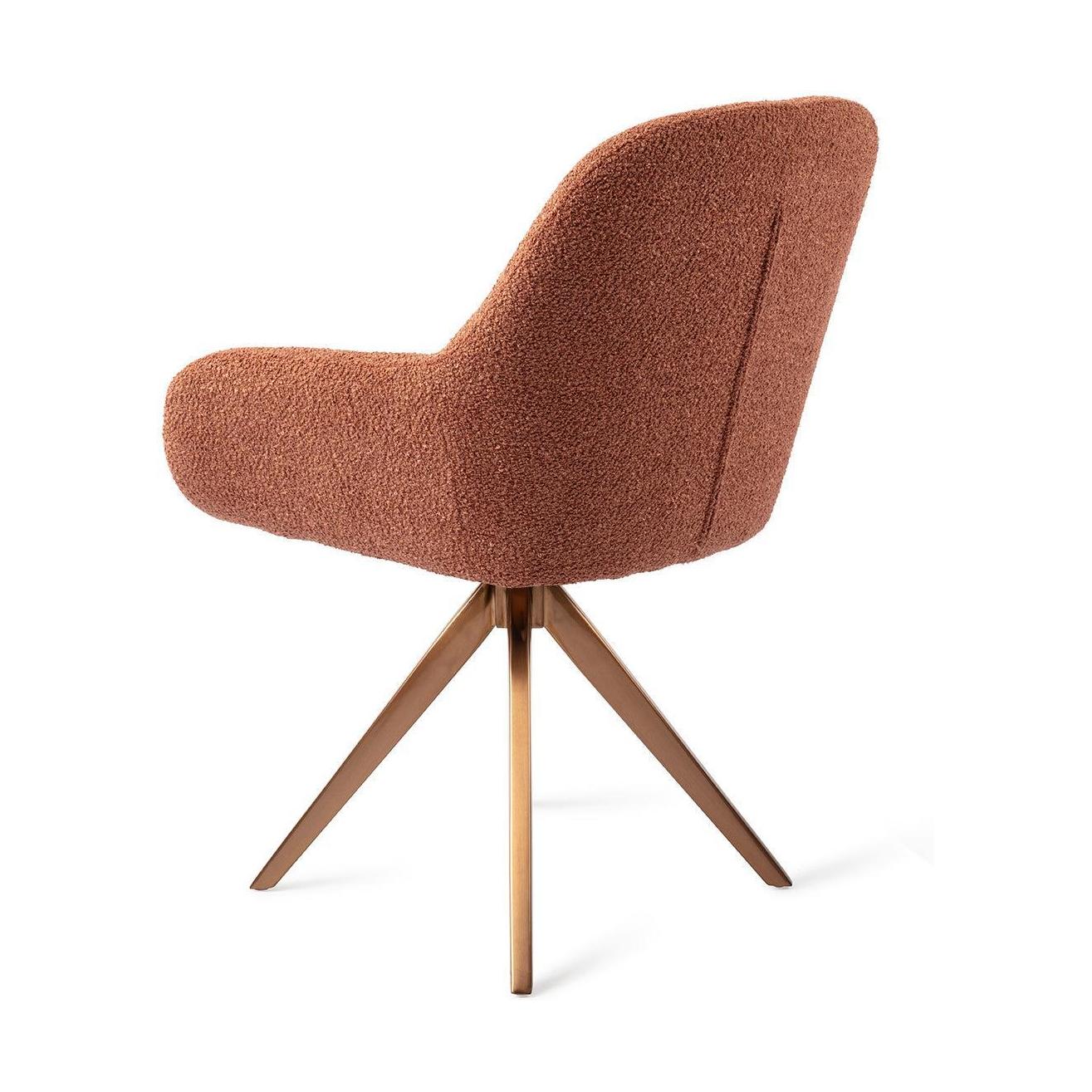 Jesper Home Kushi eetkamerstoel Amber Autumn turn rose
