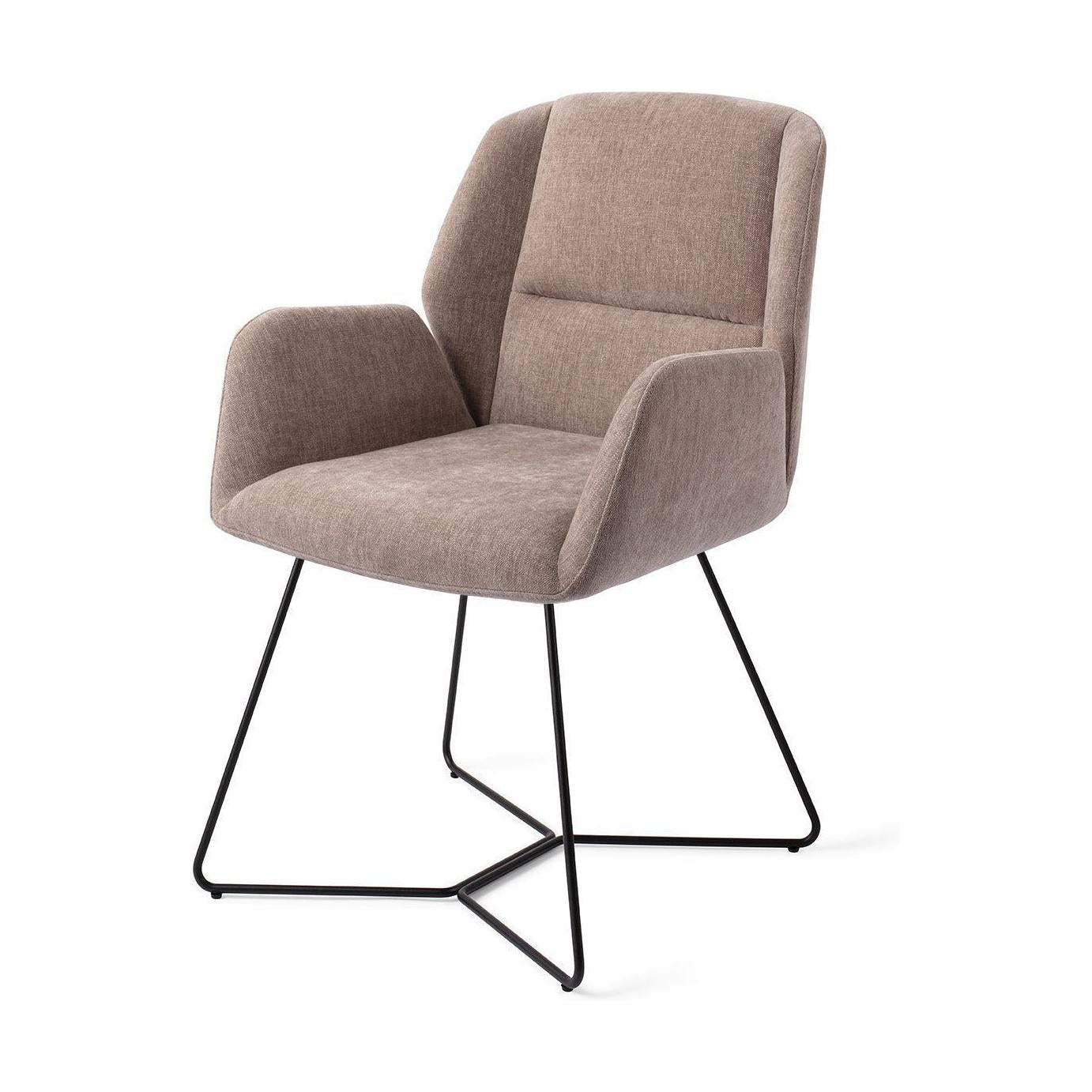 Jesper Home Myoko eetkamerstoel Greystones beehive black
