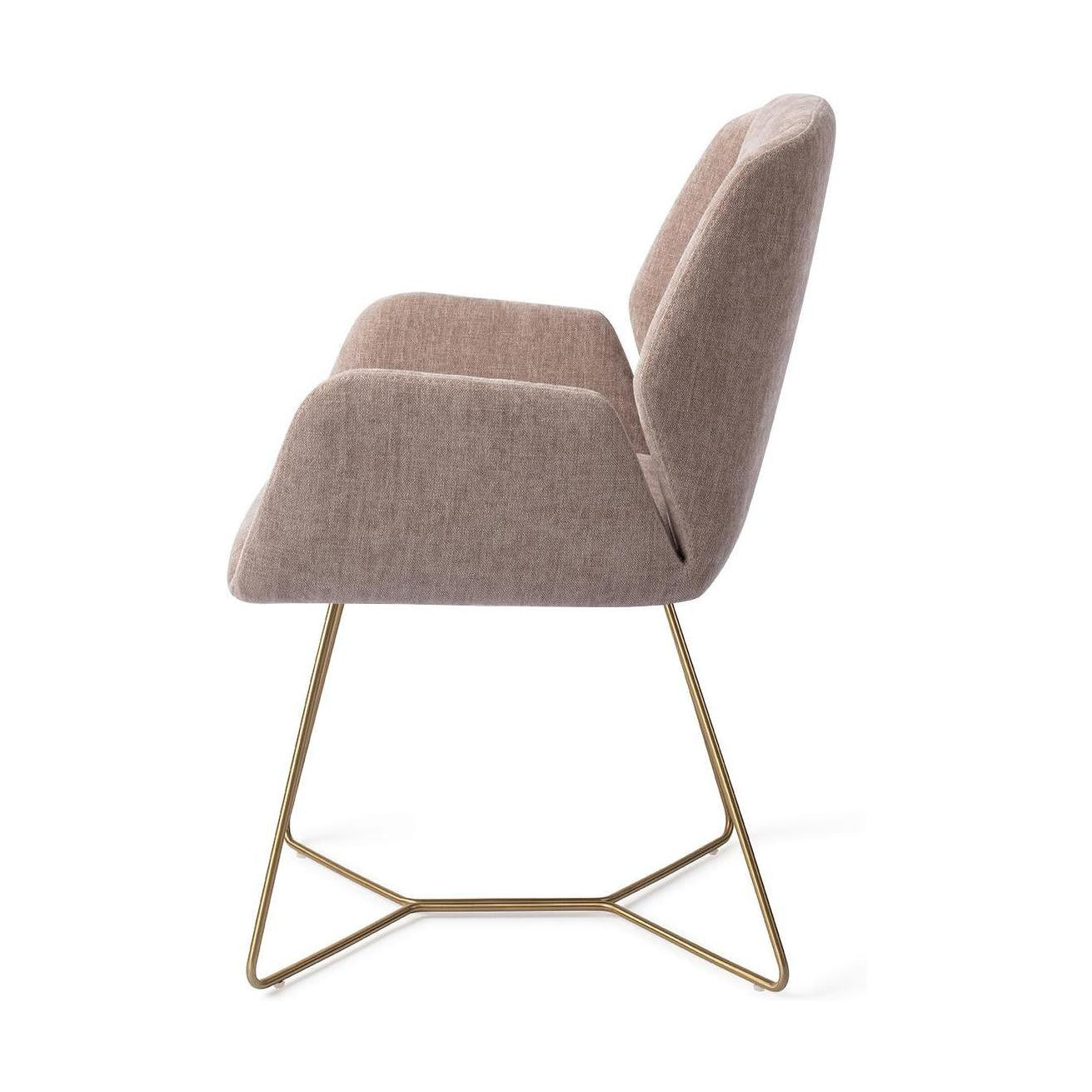 Jesper Home Myoko eetkamerstoel Greystones beehive gold