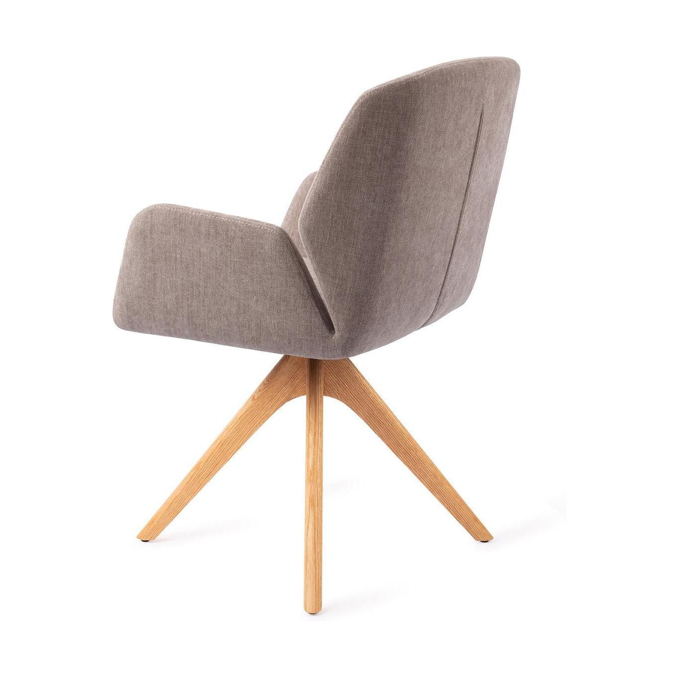 Jesper Home Myoko eetkamerstoel Greystones revolve oak natural