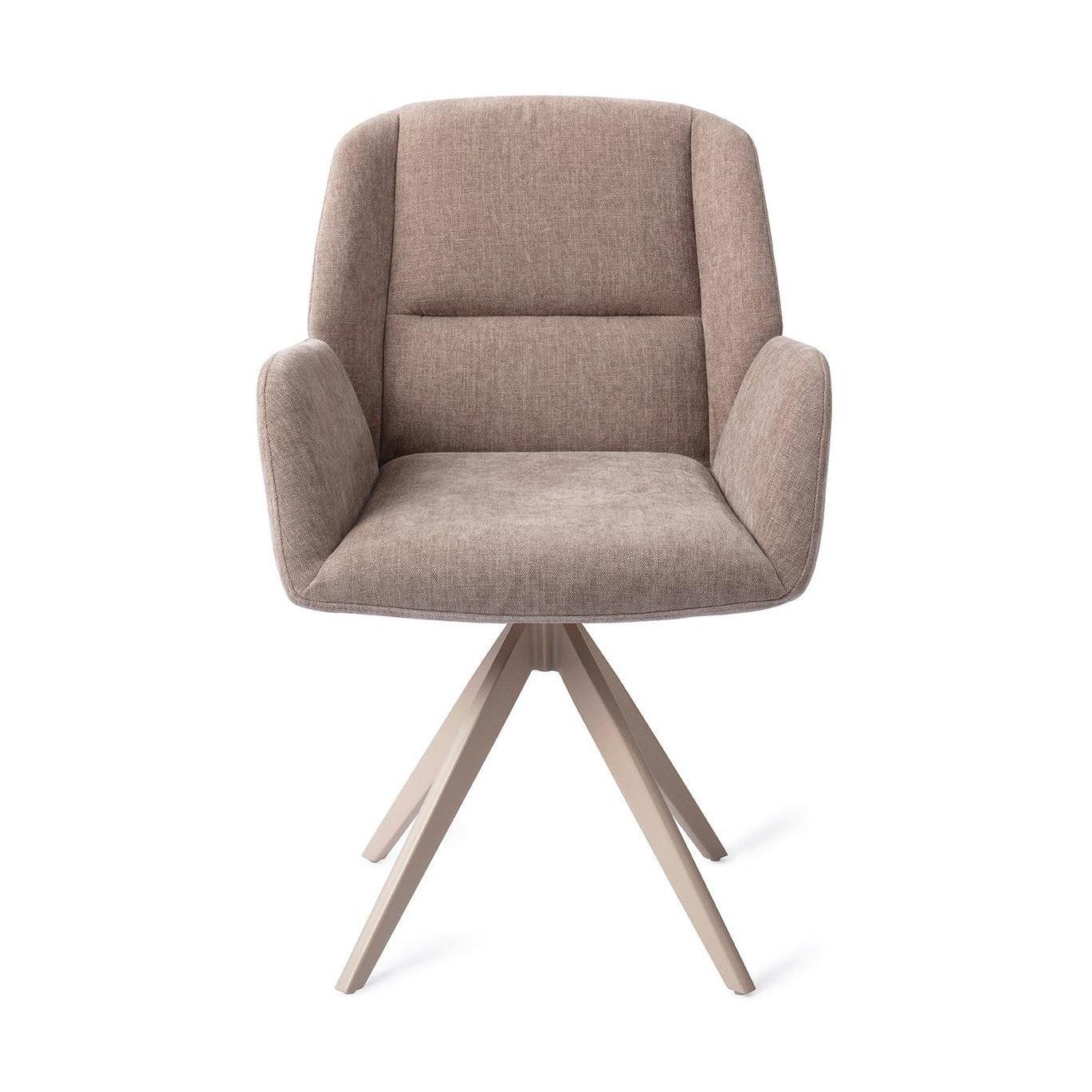 Jesper Home Myoko eetkamerstoel Greystones turn beige