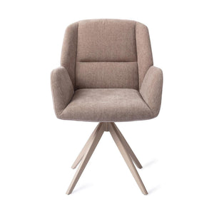 Jesper Home Myoko eetkamerstoel Greystones turn beige