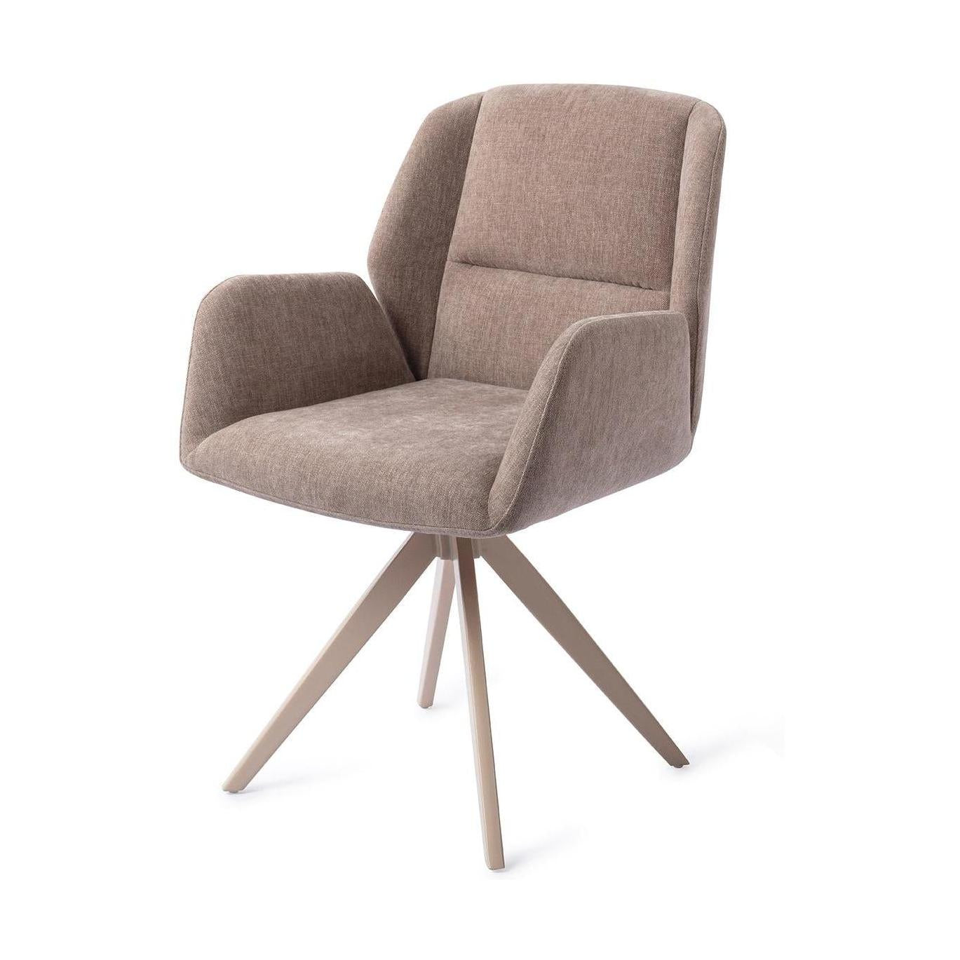 Jesper Home Myoko eetkamerstoel Greystones turn beige