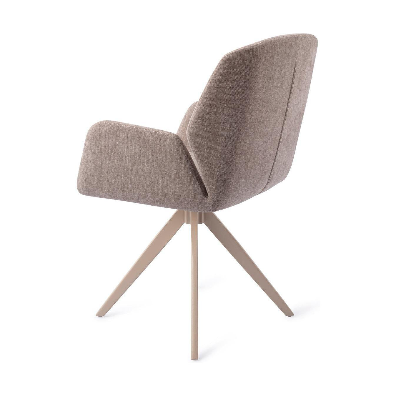 Jesper Home Myoko eetkamerstoel Greystones turn beige
