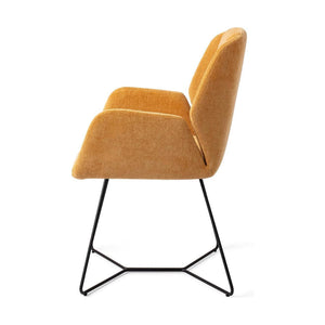 Jesper Home Myoko eetkamerstoel El Dorado beehive black