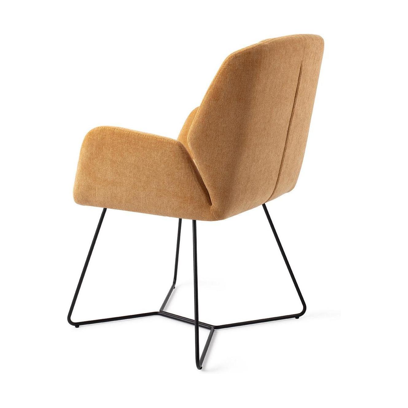 Jesper Home Myoko eetkamerstoel El Dorado beehive black