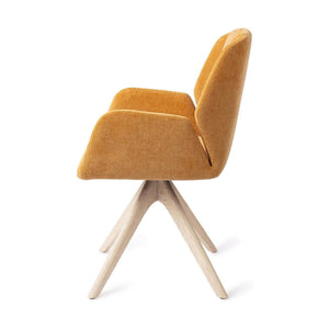 Jesper Home Myoko eetkamerstoel El Dorado revolve oak bleach