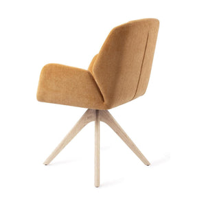 Jesper Home Myoko eetkamerstoel El Dorado revolve oak bleach
