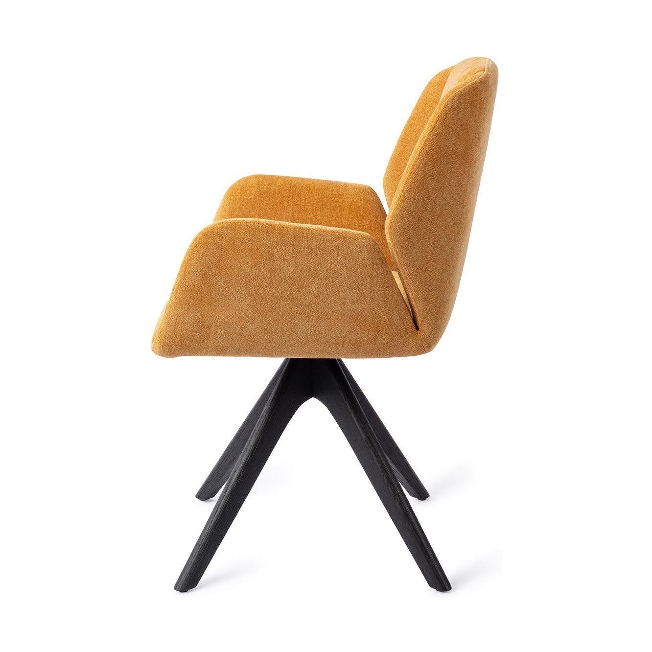 Jesper Home Myoko eetkamerstoel El Dorado revolve oak black
