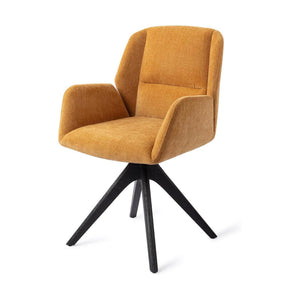 Jesper Home Myoko eetkamerstoel El Dorado revolve oak black