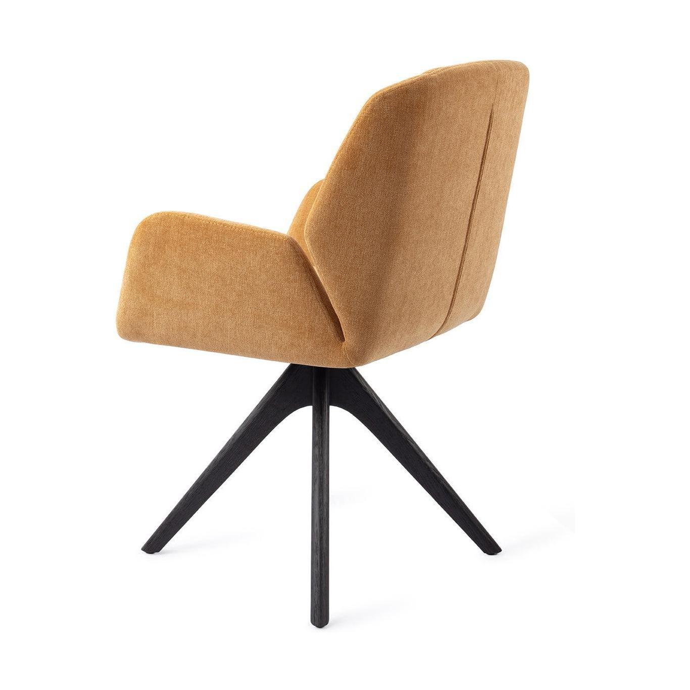 Jesper Home Myoko eetkamerstoel El Dorado revolve oak black