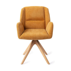 Jesper Home Myoko eetkamerstoel El Dorado revolve oak natural