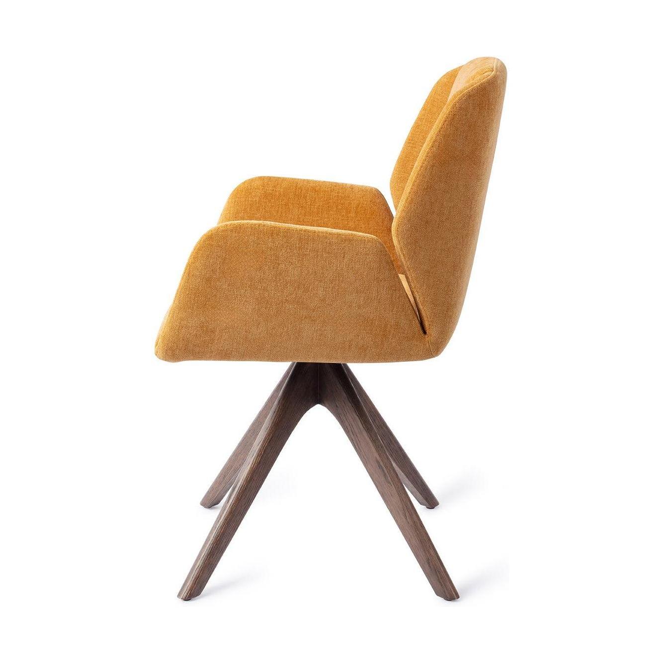 Jesper Home Myoko eetkamerstoel El Dorado revolve oak walnut